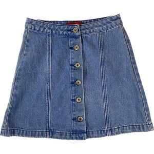Signature8 | Button Front Mini Skirt | Small